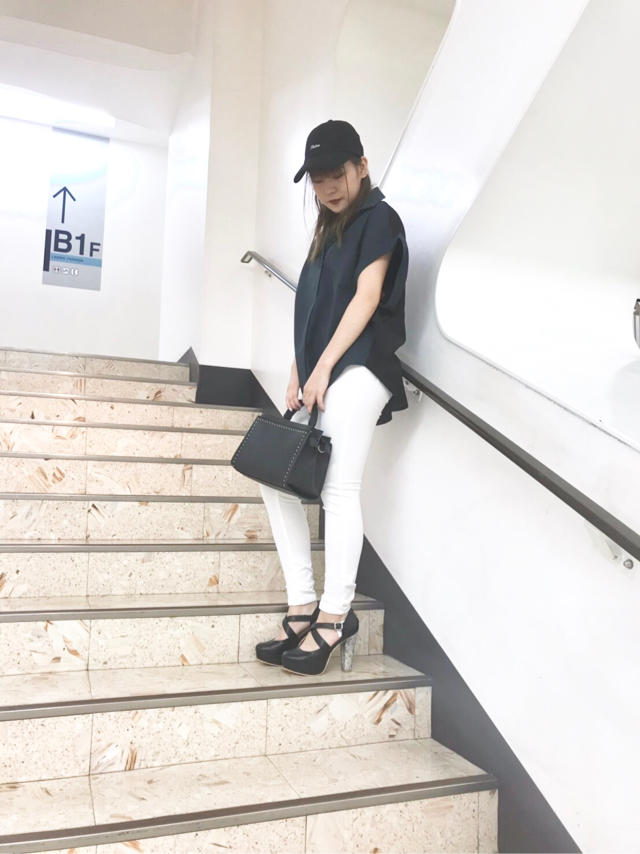 前後ブロッキングシャツ♡元ダイバーメンバーと▷Asami