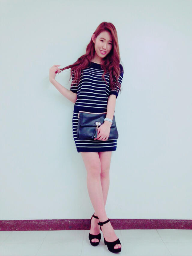 春夏ボーダー柄セットアップ♡