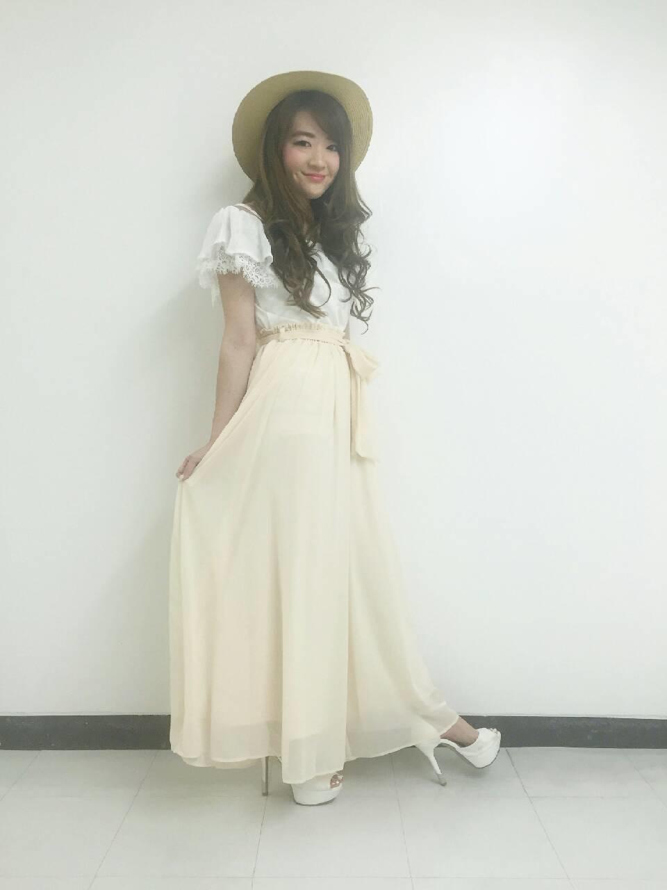 新作シフォンワイドパンツ(♡˙³˙)