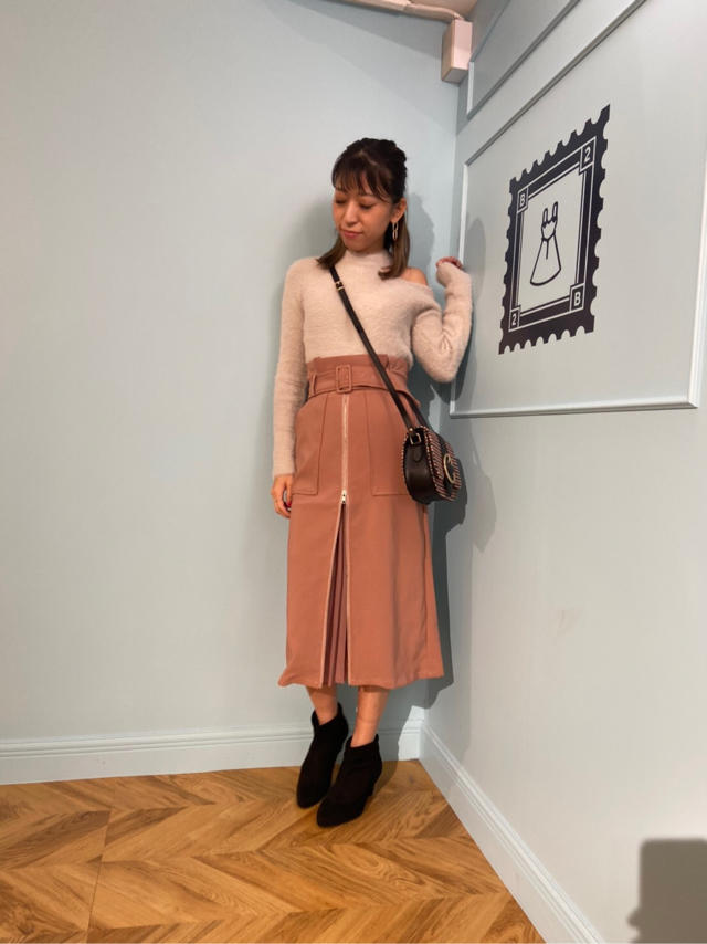 肩スリットシャギーニット♡♡mayu