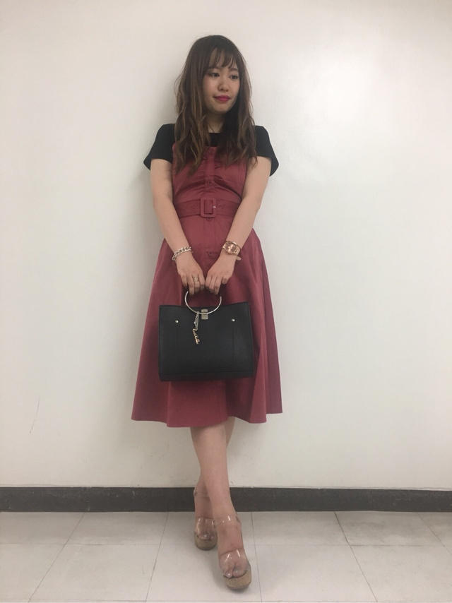 new♡レイヤード風ワンピ♡