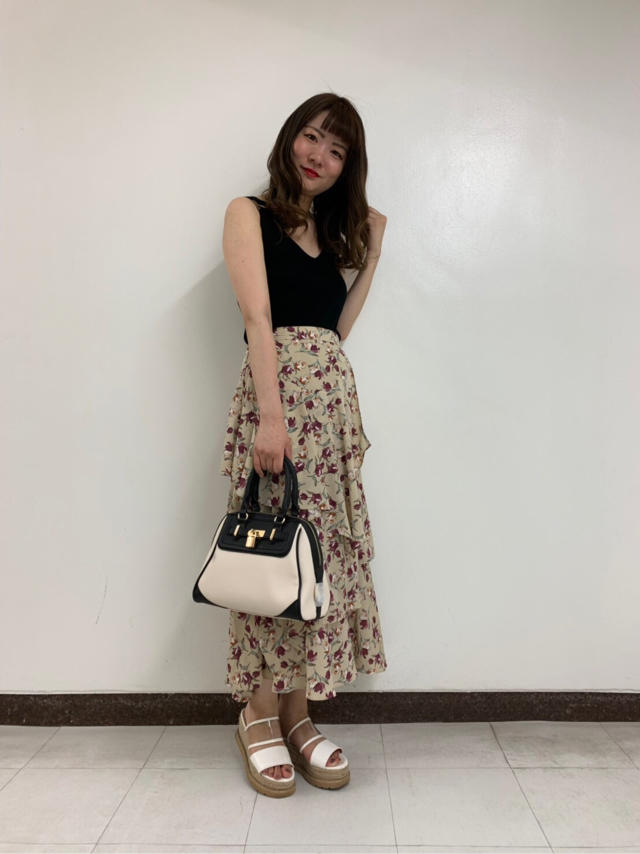 花柄ティアードスカート♡ayaka