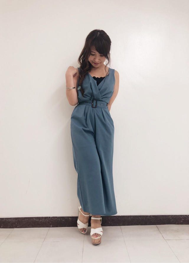 カシュクールワイドオールインワン♡