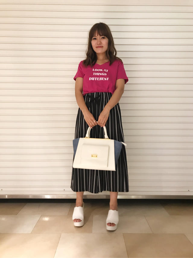 夏絶対使えるガウチョパンツコーデ♡rina