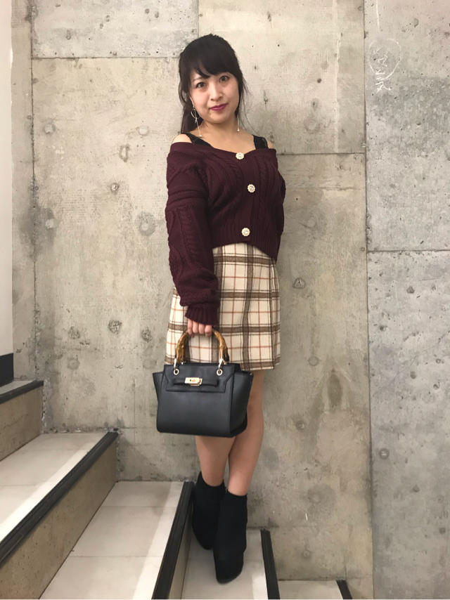 ケーブルBIGカーデコーデ♡rina