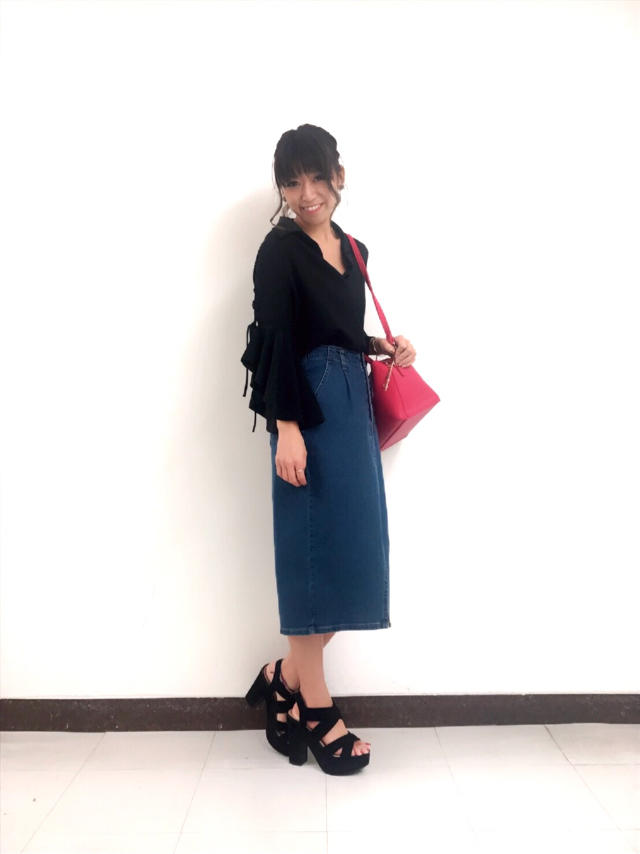 フレアそでシャツ♡Asami