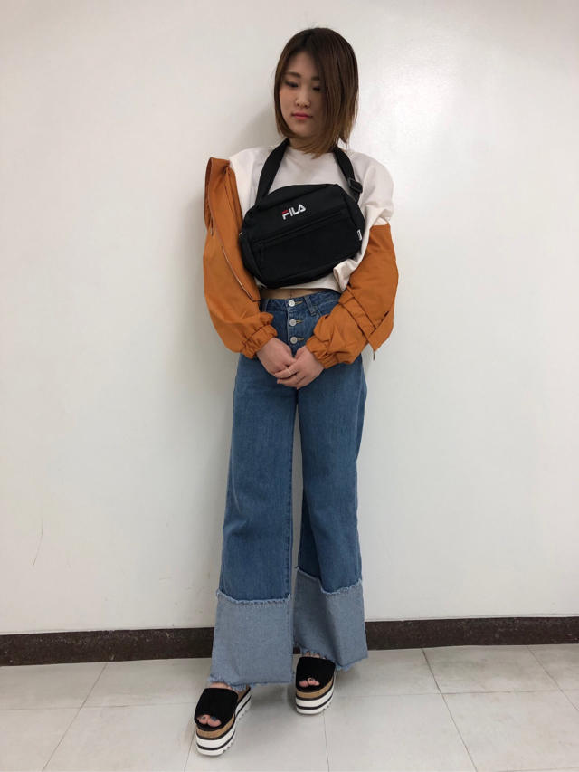 ミニ裏毛ロゴTOPS♡marina