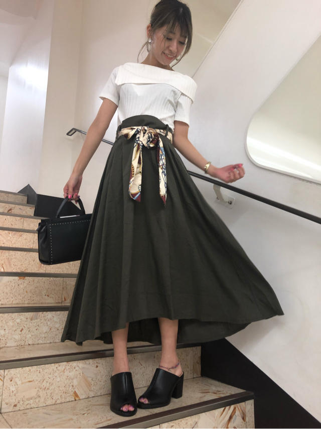 スカーフベルト付きSK♡スパジャポ▷▷Asami