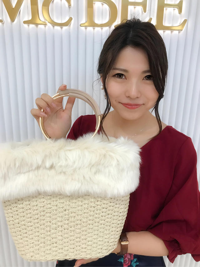 トレンディなファーかごバッグ☆New Nail✏︎あやちゅん