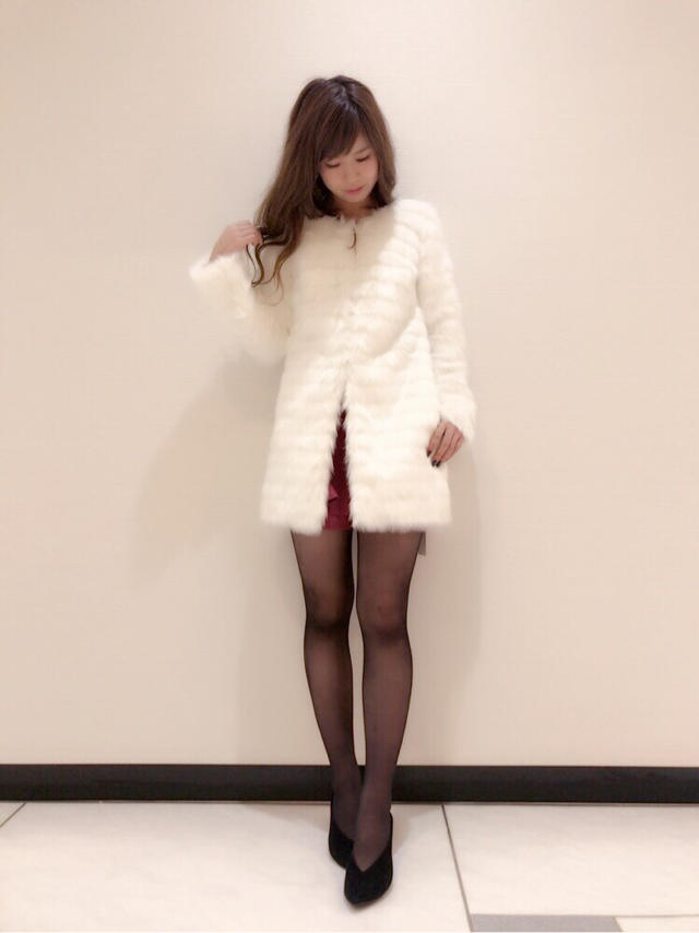 段々ファーコート♡