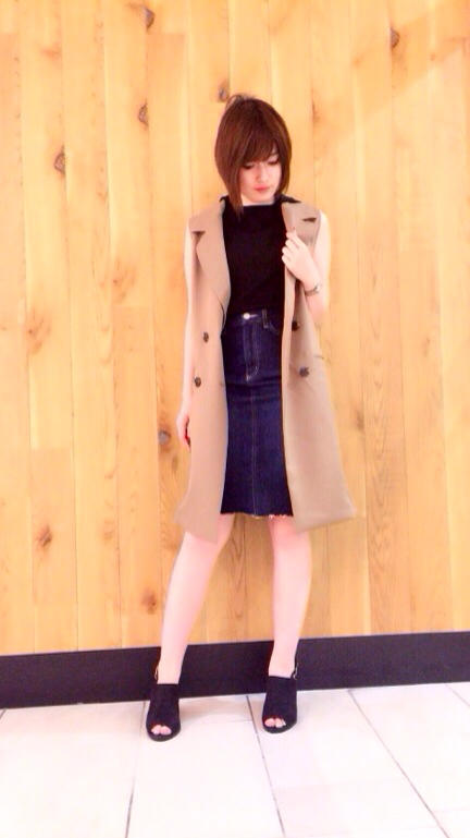 トレンドのジレで秋見えCODE♡西山