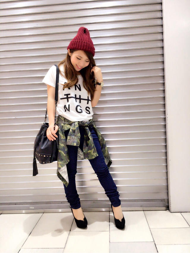 迷彩コーデ♡今の季節にぴつたり！大森