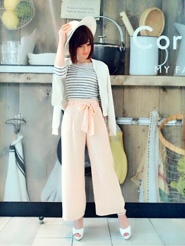 大人気♡ガウチョコーデ( ^ω^ )大森