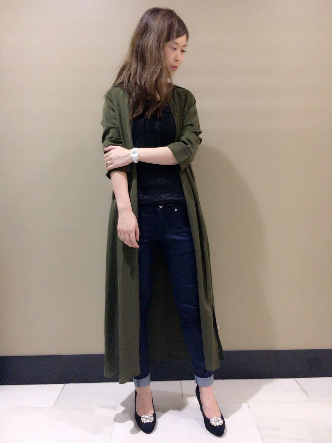 ロングシャツコーデ♡はっち