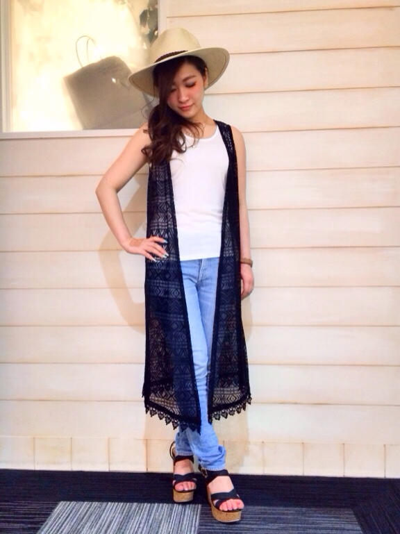 レースジレで大人可愛く♡西山