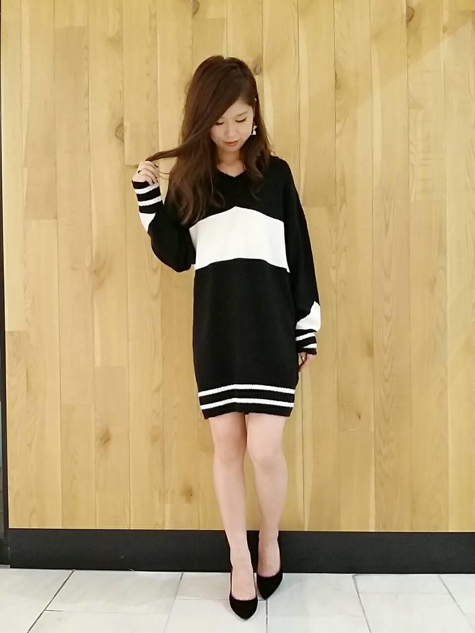 ふわふわニットワンピ♡はっち