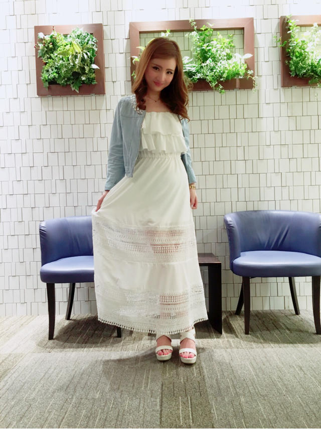 新作マキシワンピ♡#shokotan