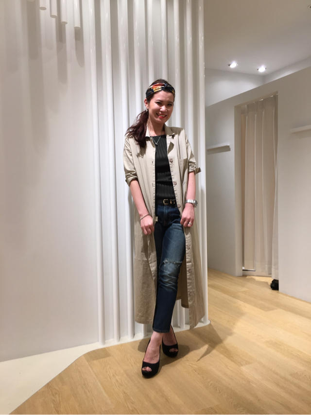 ロングシャツアウター♡