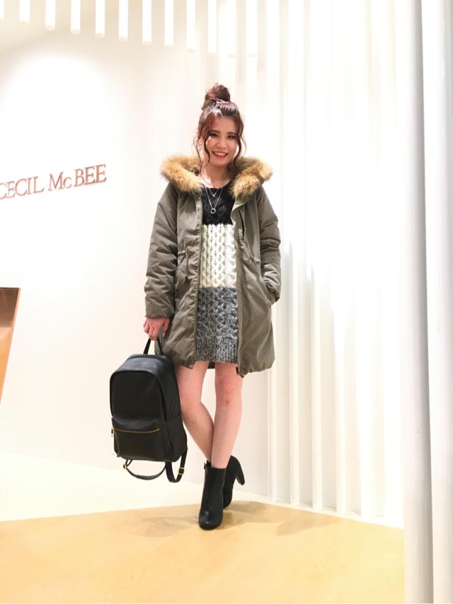 店舗限定☆リバーシブルダウンコート♡ #Michika店長