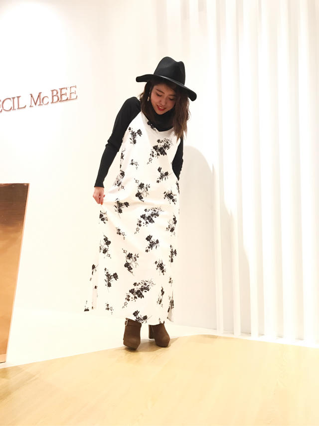 花柄マキシワンピ♡ #AYANO