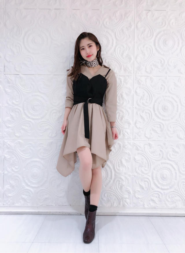 ビスチェ付きイレヘムワンピ♡♡