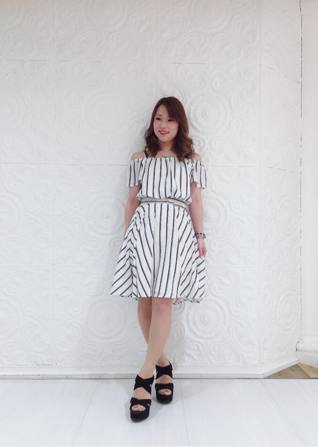 ストライプ柄セットアップ♡