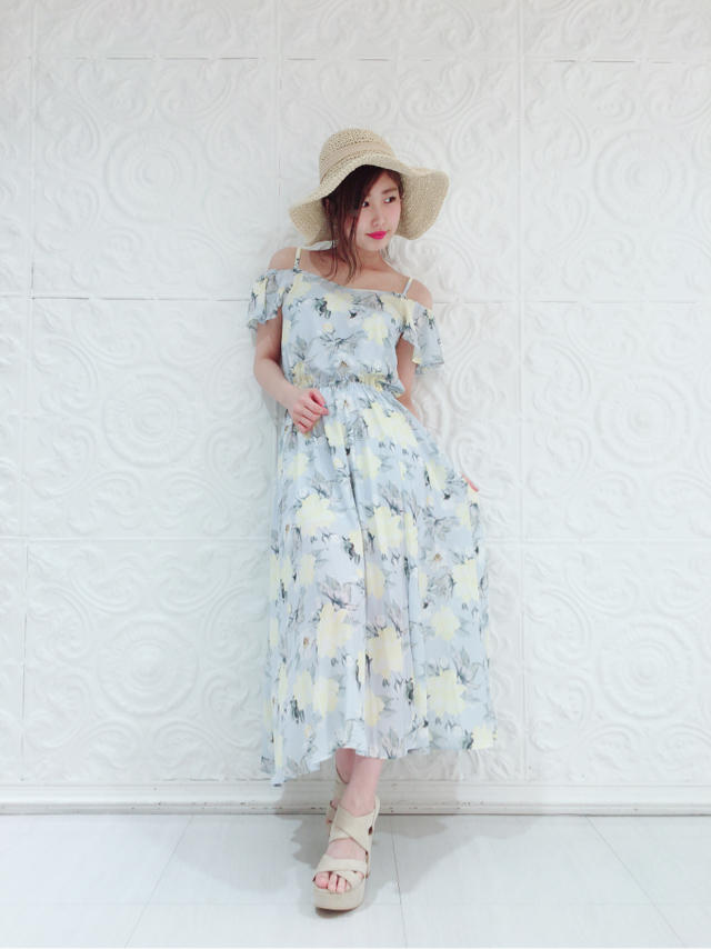 Viviコラボ花柄ワンピース♡♡