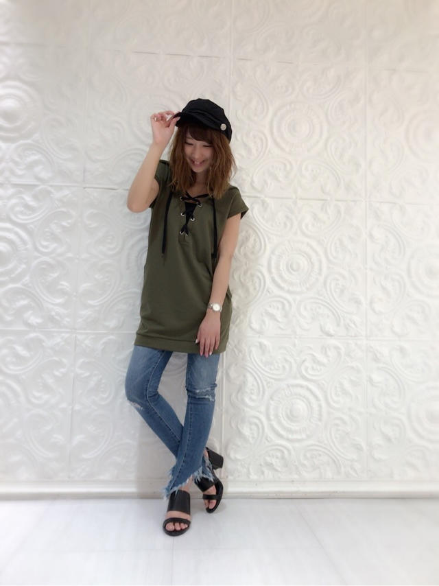 店長も購入済み♡スピンドルパーカー