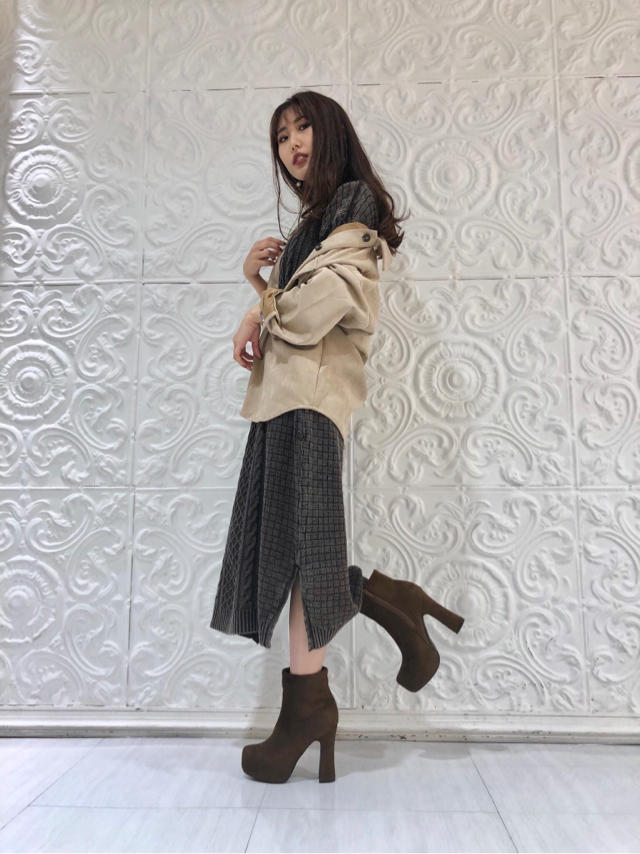 ピグメントニットワンピ♡♡