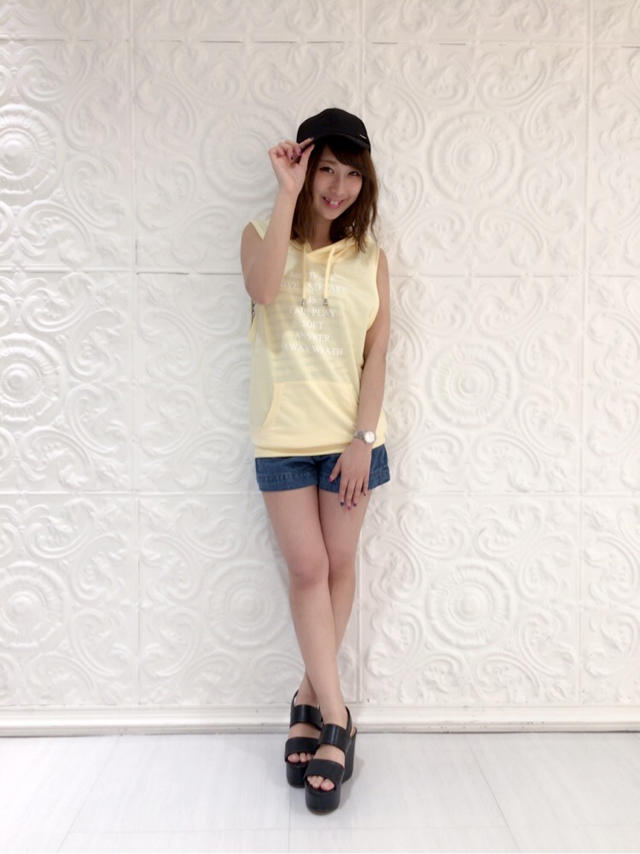 キャミ付き♡フード付きプルオーバー♡