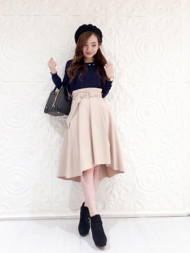 タックイレヘムスカート♡♡
