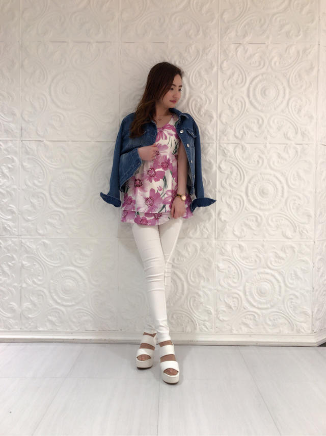 大柄フラワーチュニックver♡