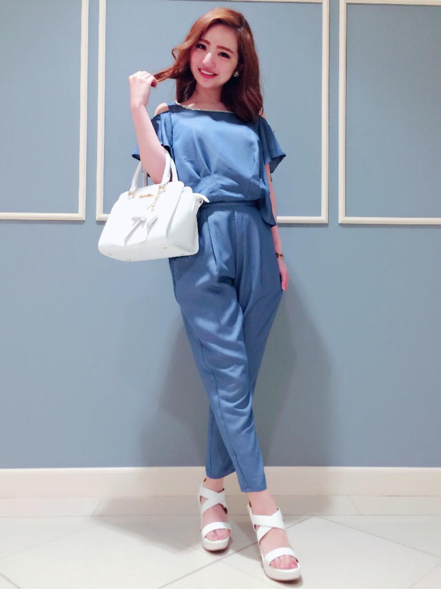 Sweet掲載♡肩出しオールインワン