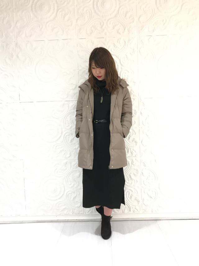 ファー付きダウンコート♬*ﾟ #SAKI