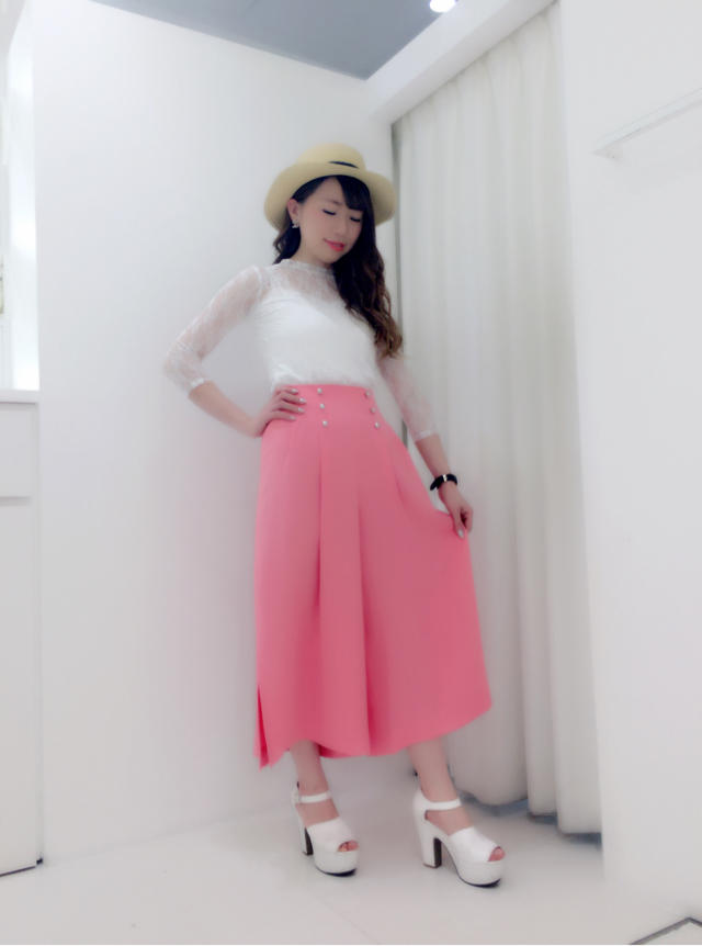 ★スタイルアップワイドパンツ★かんな