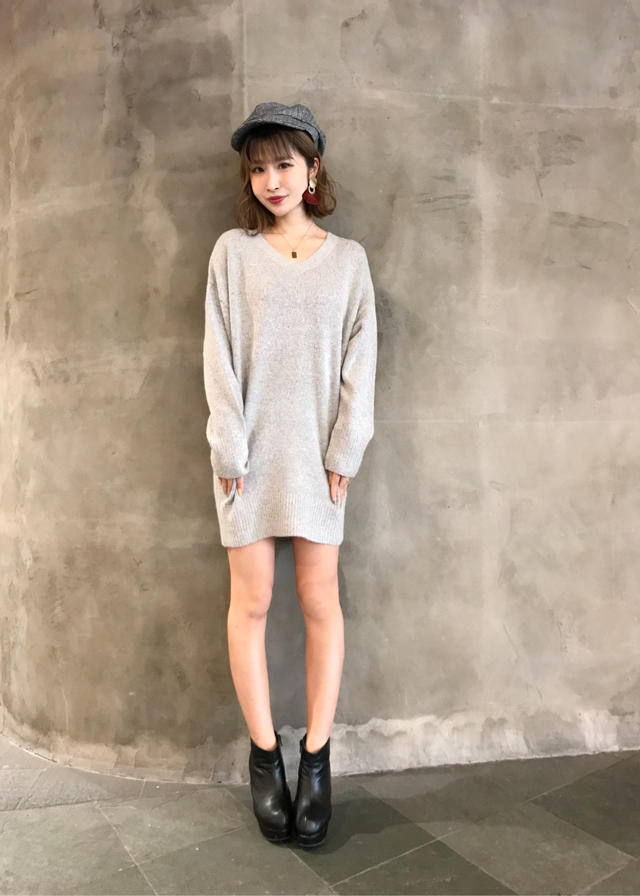 新作ニットチュニック♡みき♡韓国旅