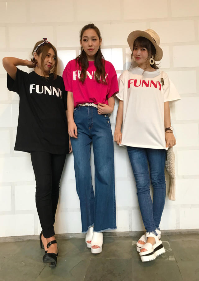 FUNNY♡でお揃いコーデ♡blog撮影ラストです！