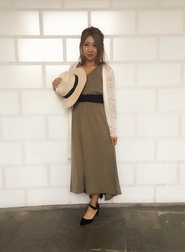 ブラウジングカットワンピ♡永池店長
