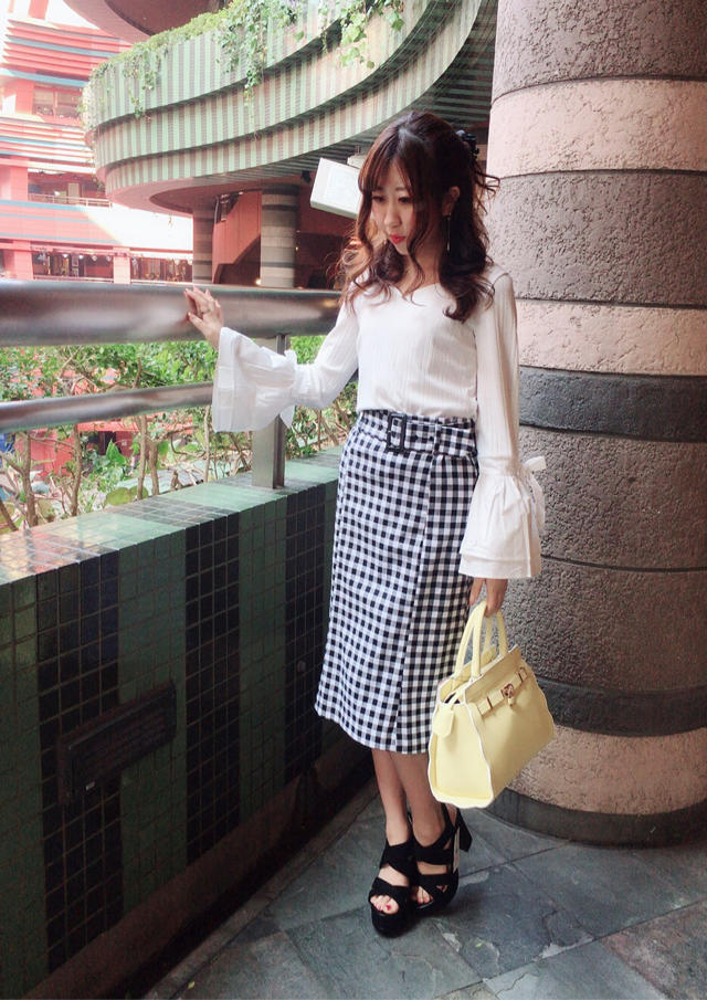 袖リボントップス♡さむ