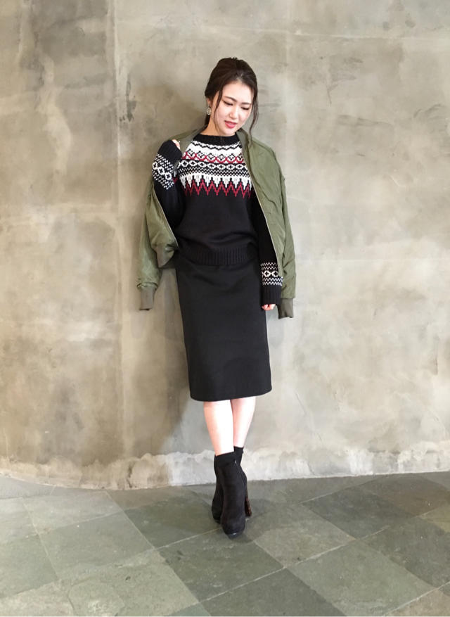 トライバル柄ニット♡ゆきちゃん♡山岡さんご来店♡