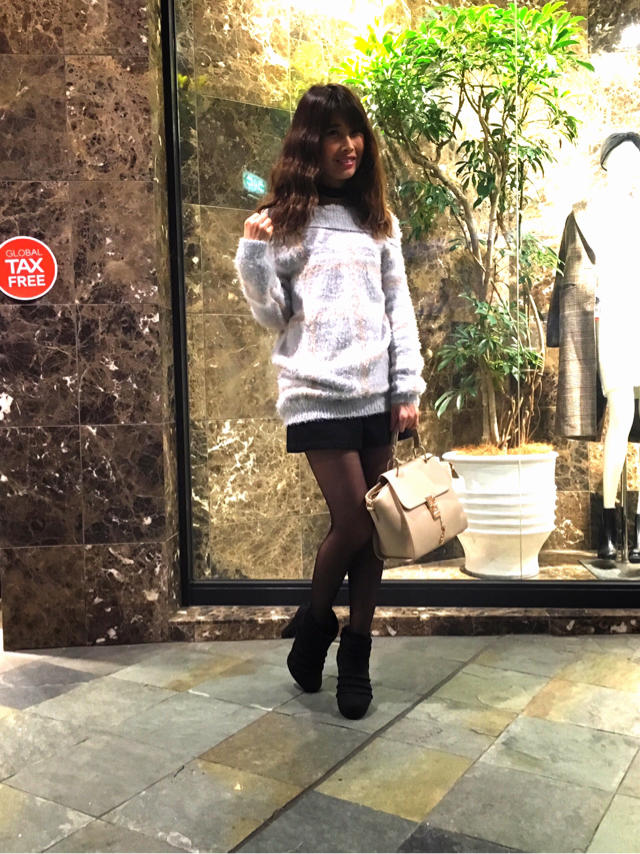 熊手チーフ❤︎可愛いコーデ
