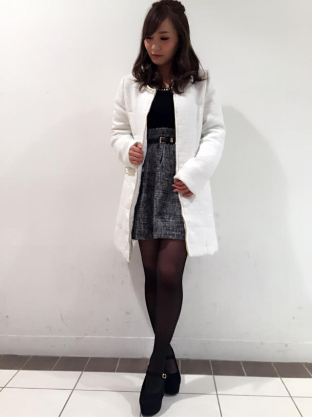 再入荷＊パール中綿コート