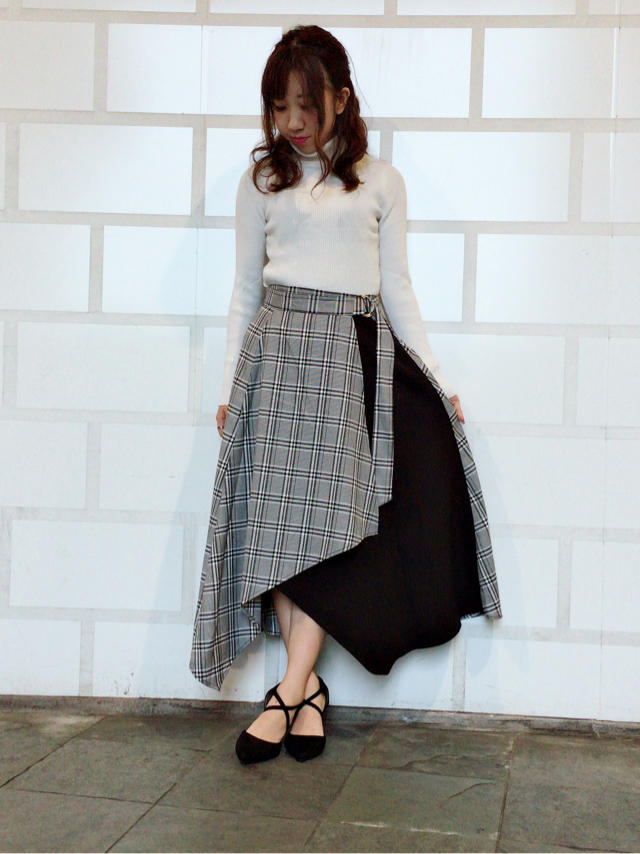 チェックスカート♡お客様から♡