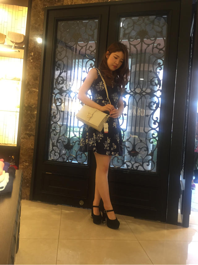 ♡花柄ワンピ♡
