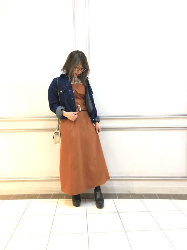 ロングドッキングワンピ♡