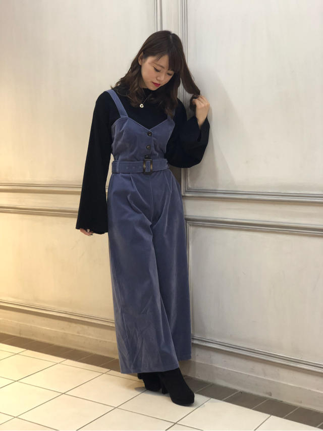 ベロアオールインワン♥みき