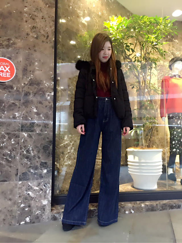 ♡フードファー付き中綿入りコート♡あみみ♡kuma
