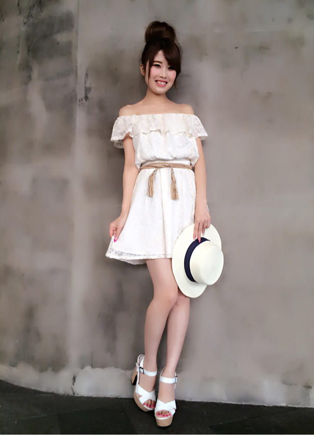 ♡人気レースフリルワンピース♡くまちゃん