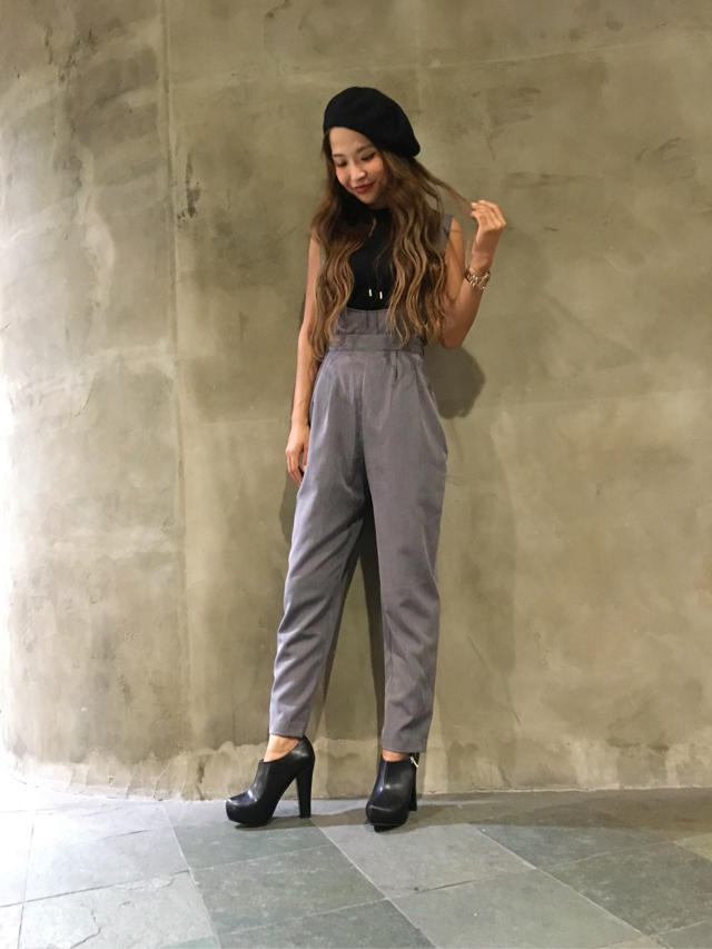 サロペット♡渡邊チーフ♡New hair color