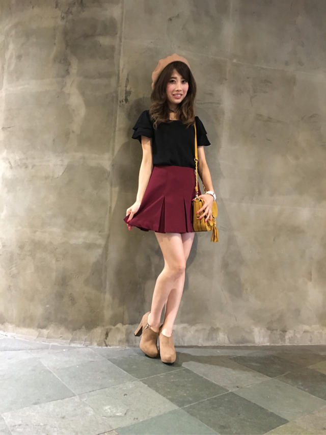 タックフレアキュロット♡くまちゃん♡